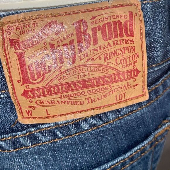 Vintage Y2K Lucky Brand Rosey Raw Hem Asymmetrical Denim Skirt Size 10 - Picture 6 of 12